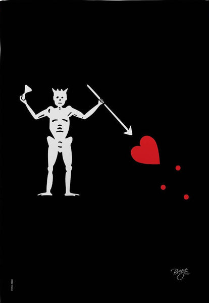 Blackbeard Garden Flag