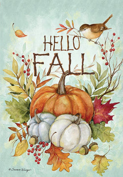 Hello Fall Elite House Flag