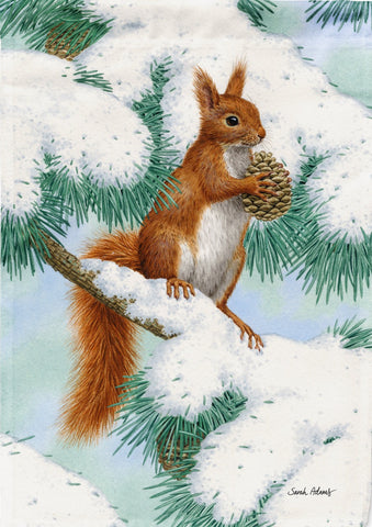 Squirrel with Pinecone