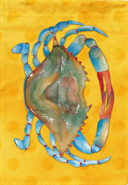 Blue Crab Yellow Polkadot