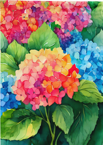 Hydrangeas in Watercolor HF