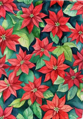 Poinsettias House Flag