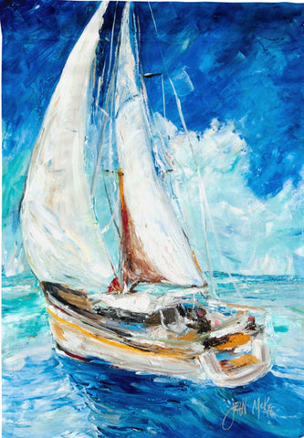 Sailboats in Blue