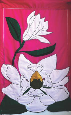 Magnolia on Magenta