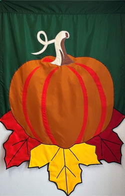 Pumpkin with Leaves
