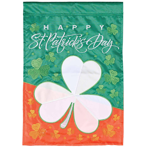 Garden Flag Happy St Patricks Day