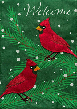 Cardinals in Snow