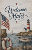 Welcome Mates House Flag