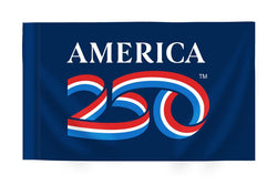 America 250th Blue Flag 3'x5' with Pole Hem