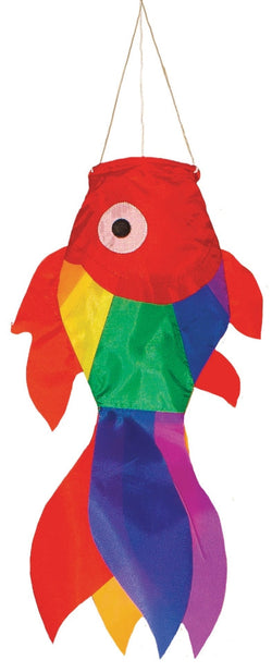 Rainbow Damsel Fish 15"