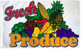 Fresh Produce Flag 3x5ft Poly