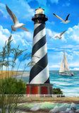 Hatteras Lighthouse Summer Garden Flag