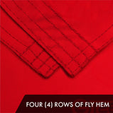 Pirate Flag Swords Red Emb 12"x18"