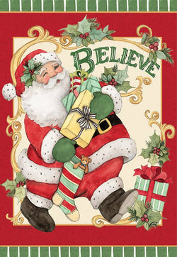 Retro Santa Elite House Flag