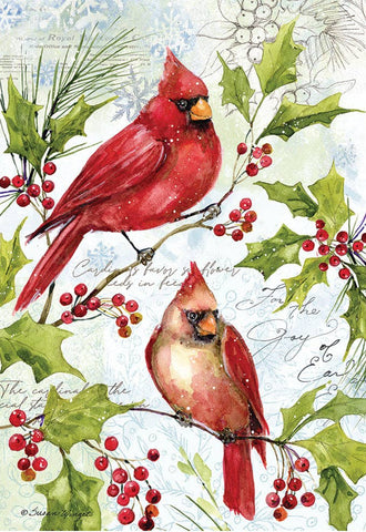 Holly Cardinal Elite House Flag