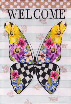 Courtly Check Butterfly Applique HF