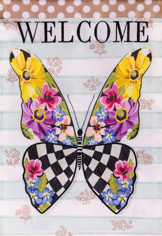 Courtly Check Butterfly Applique HF