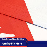 USA 250th Anniversary Red Stripes Flag