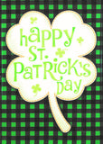 Flag Happy St Patricks Shamrock 13x18