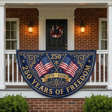 USA 250th Fence Flag 24" x 48"