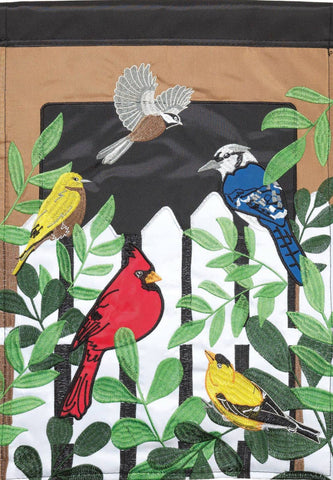Birds on Fence GF