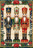 Nutcracker Christmas Garden Flag