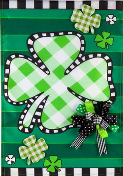 Check Clover Garden Flag - Islander Flags of Kitty Hawk, Inc.