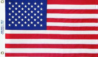 US Flag Nylon 16" x 24"