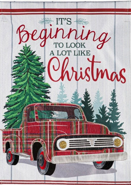 Plaid Christmas Truck