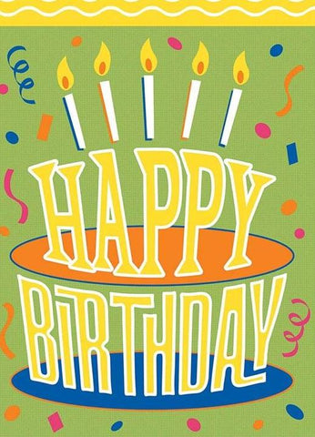 Happy Birthday Burlap