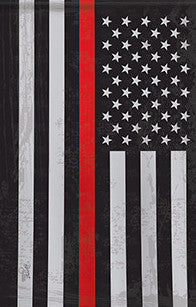Firefighter Red Line USA Flag 28x40 - Islander Flags of Kitty Hawk, Inc.