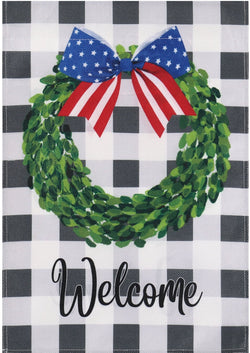 Boxwood Plaid SF Burlap