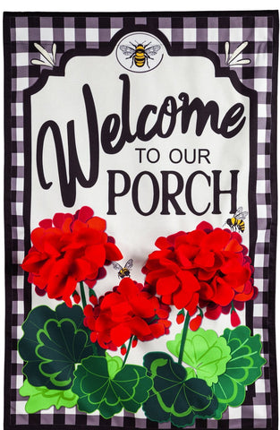 Welcome to Our Porch Geraniums