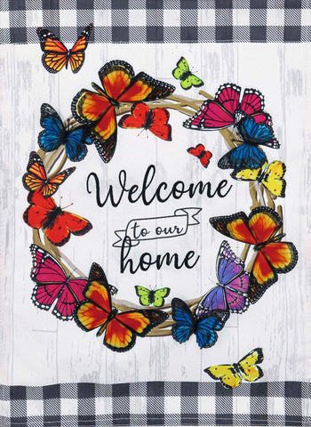 Butterfly Welcome Wreath GF