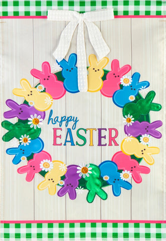 Colorful Bunny Wreath GF