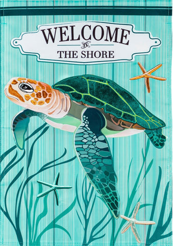 Sea Turtle Near the Shore GF
