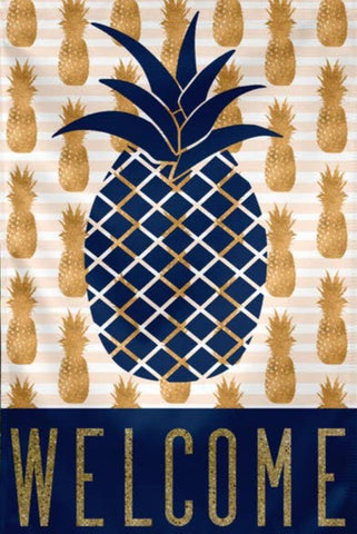 Pineapple Blue and Gold GF
