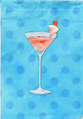 Summer Martini Blue Polkadot