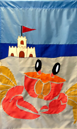 Ghost Crab with Sandcastle