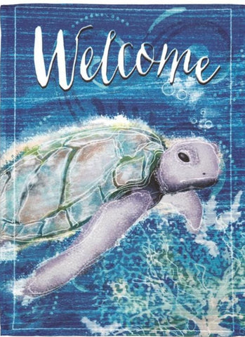 Welcome Deep Blue Sea Turtle