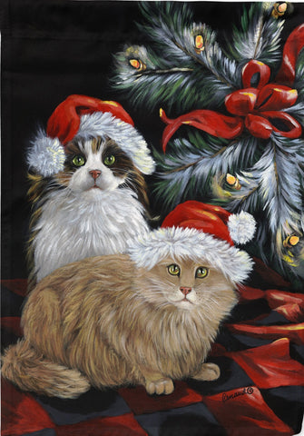 Cat Kitty Glitter Christmas