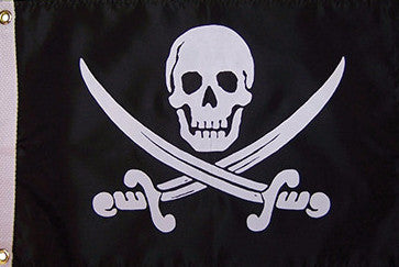 Jack Rackham Crossed Sabers - Islander Flags of Kitty Hawk, Inc.